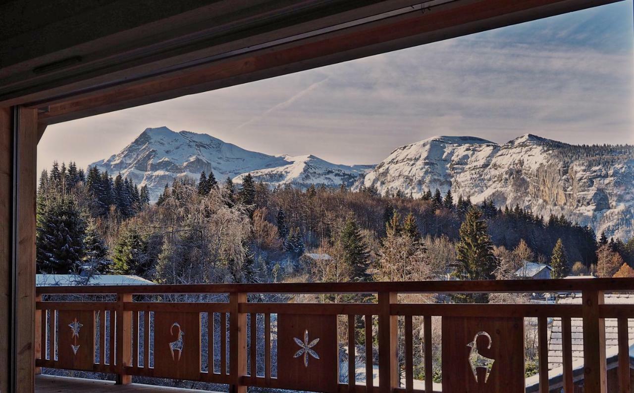 Chalet Arpitan - Les Carroz - Grand Massif ภายนอก รูปภาพ